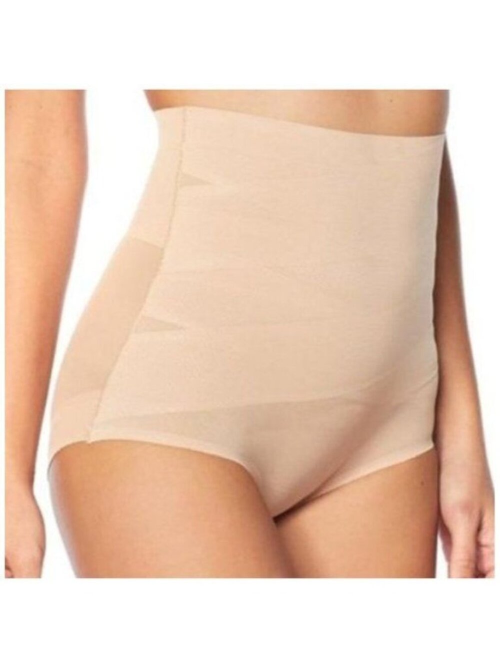 Rhonda Shear High Waist Crisscross Shaping Brief LARGE